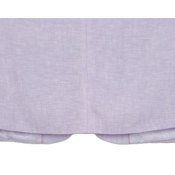 Bar III Men's Slim-Fit 100% Linen Suit Jacket Lavender Solid 40L NWT - Picture 6 of 7